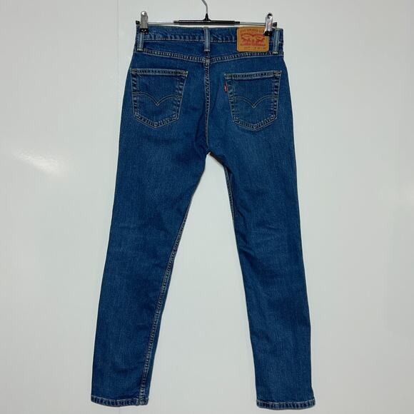 Levis 511 Slim Jeans Mens 30x30 Blue Measures 29x30 Stretch Flex Dark Wash - Picture 3 of 9